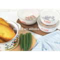 Enamel pot and enamel bowl sets with shiny design